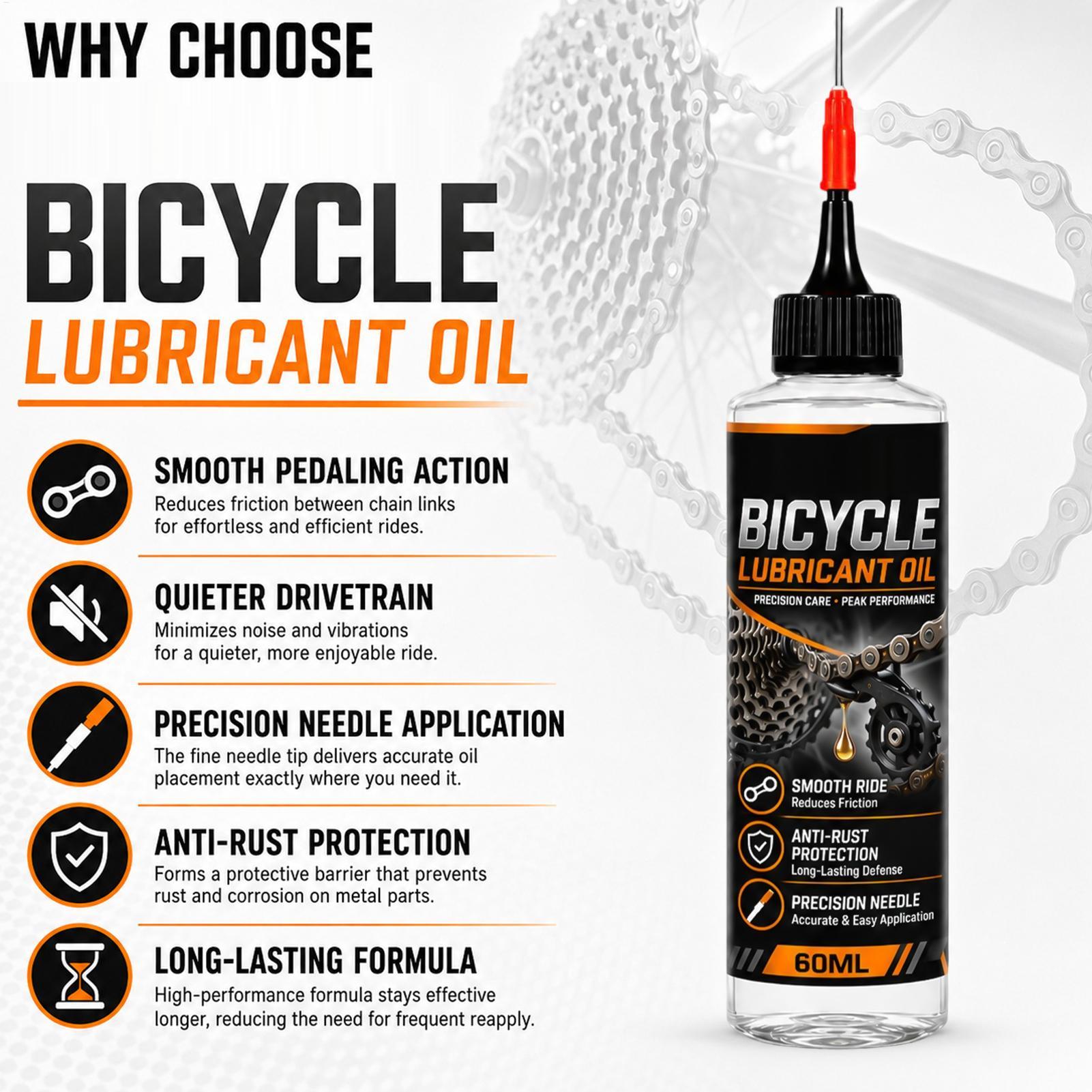 Grease For Heavy Equipment - Bike Chain Lube 60ml Bicycle Maintenance