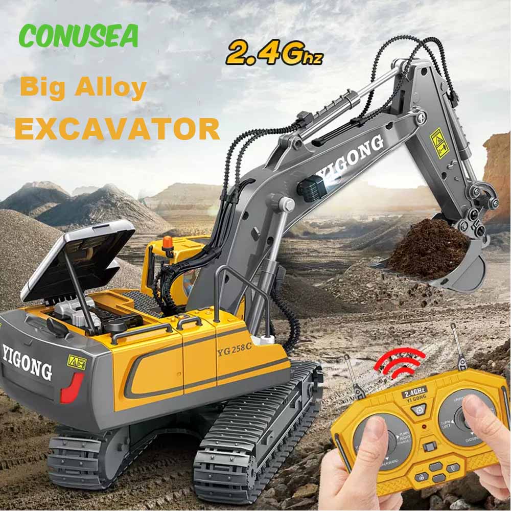 Rc Excavator Bulldozer Truck T - огляд і ціна Heavy Equipment Games