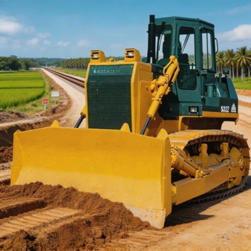 220HP Crawler Bulldozer SD22 D - огляд і ціна Heavy Equipment Work