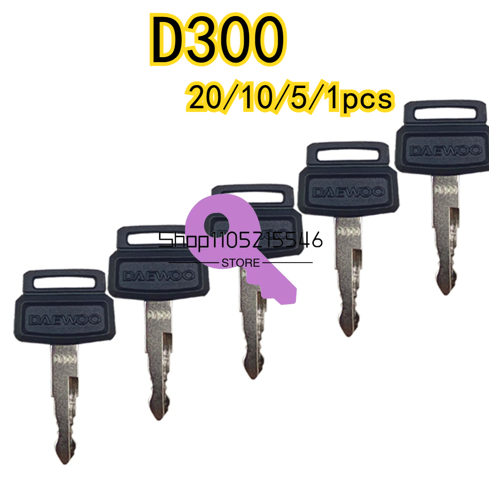 20/10/5/1pcs for D300 Keys Exc - огляд і ціна Heavy Equipment Logos