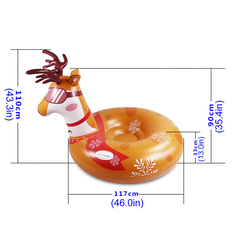 1Pcs Inflatable Snow Sled Tube - огляд і ціна Heavy Equipment Youtube For Kids