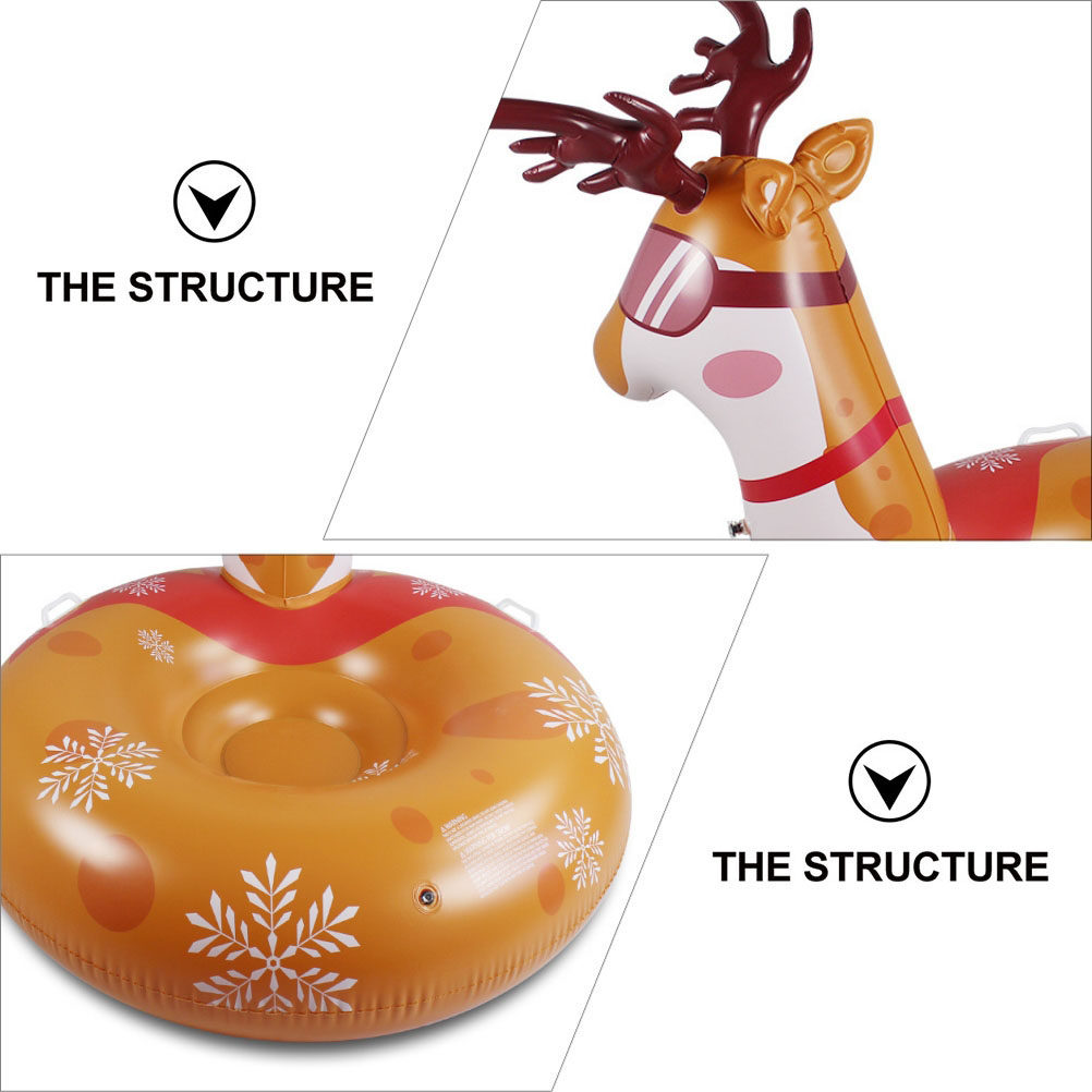 1Pcs Inflatable Snow Sled Tube - огляд і ціна Heavy Equipment Youtube For Kids