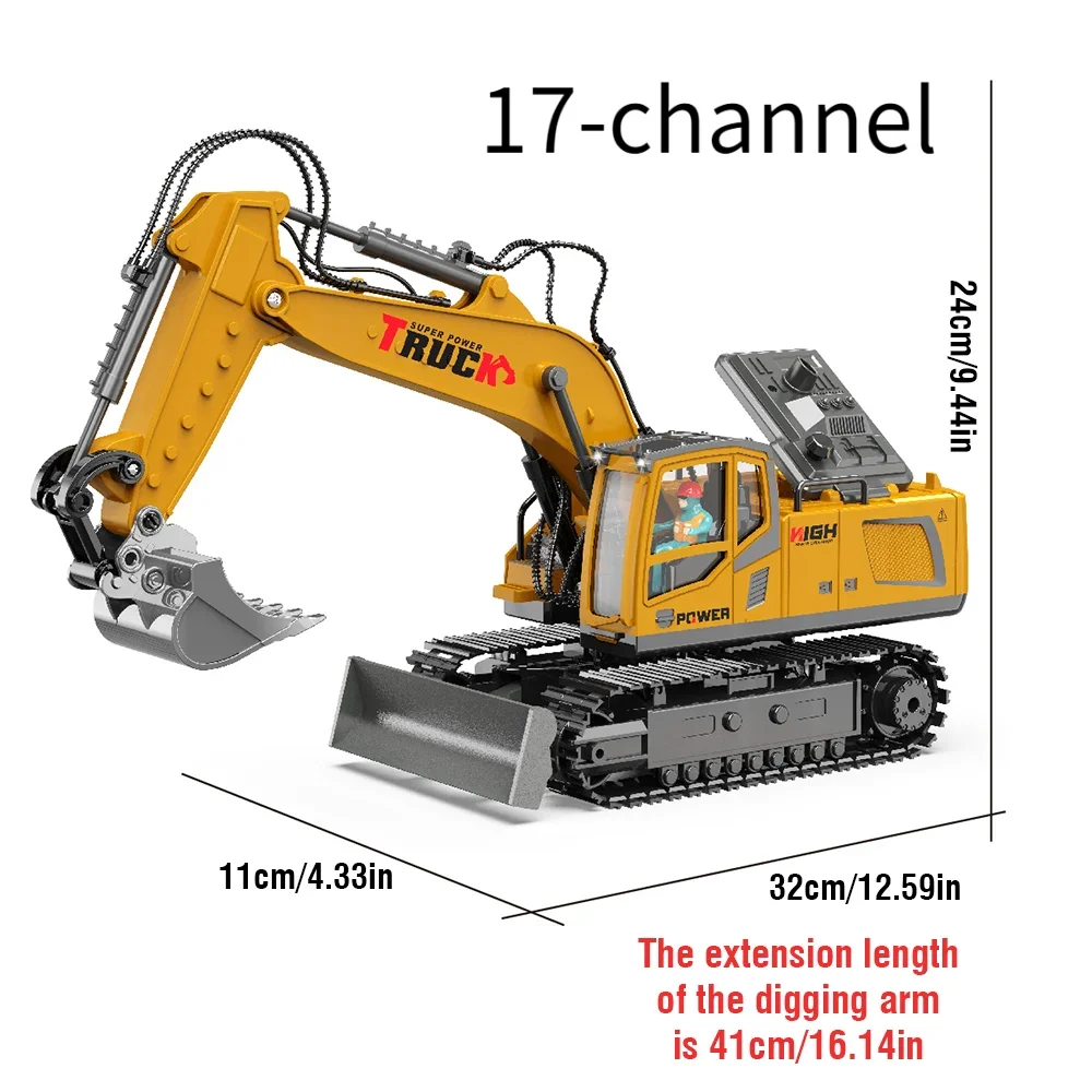 Rc Excavator Cars Trucks Alloy - огляд і ціна Heavy Equipment Games