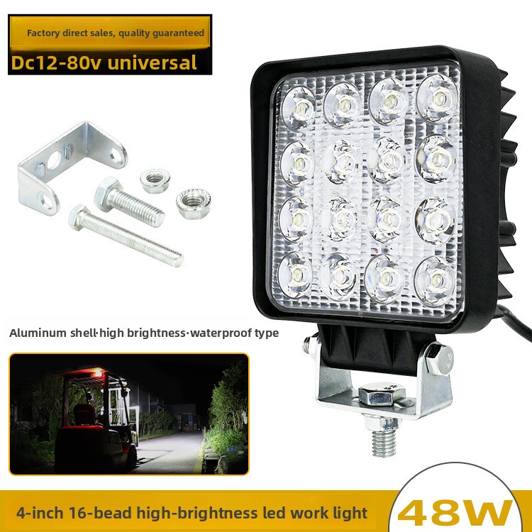 48W 16LED 4 Inch 12V 24V LED W - огляд і ціна Heavy Equipment Work