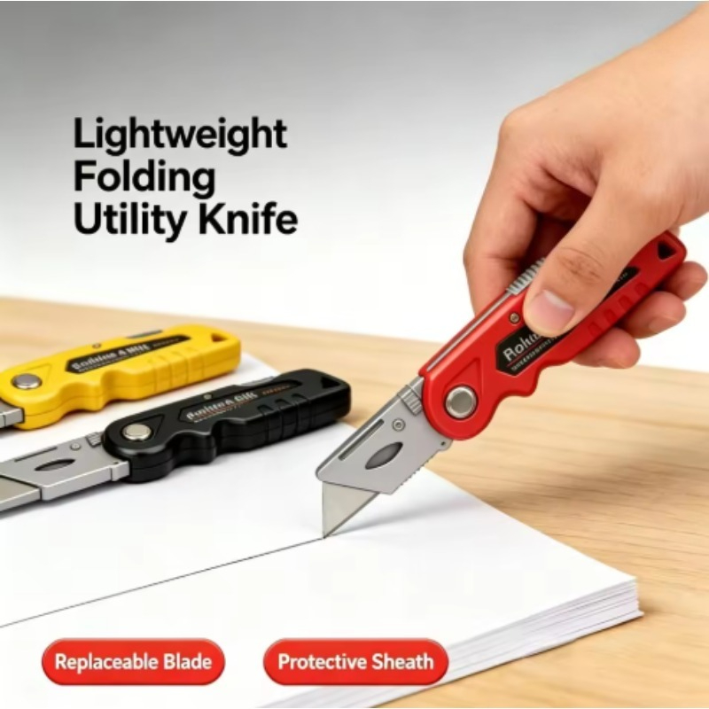Foldable Utility Knife, Replac - огляд і ціна Heavy Equipment Blade