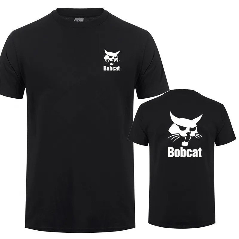 Bobcat T Shirt Summer Men Shor - огляд і ціна Heavy Equipment Logos