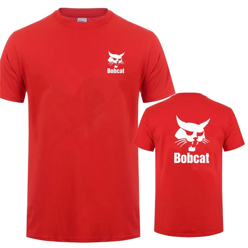 Bobcat T Shirt Summer Men Shor - огляд і ціна Heavy Equipment Logos