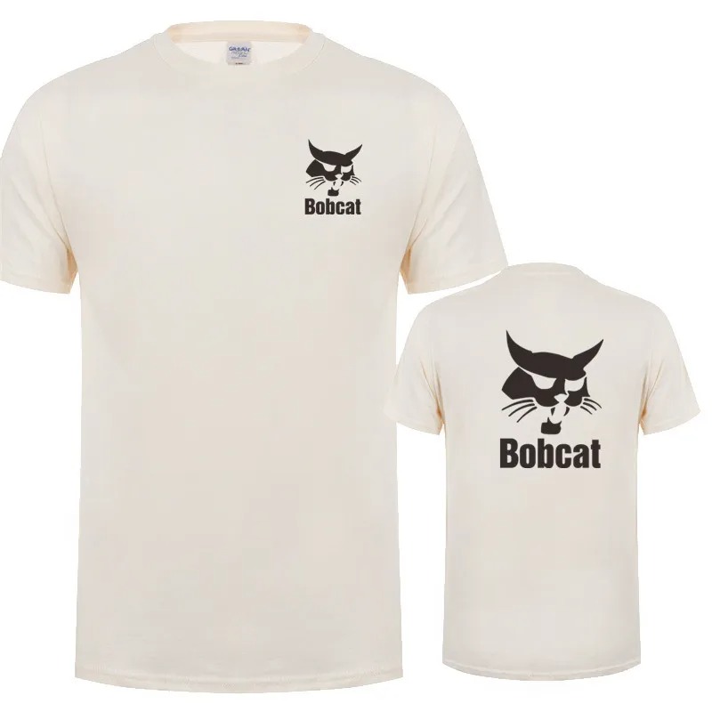 Bobcat T Shirt Summer Men Shor - огляд і ціна Heavy Equipment Logos