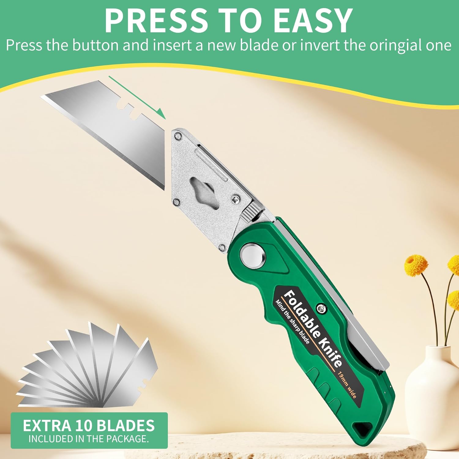 Kitchen Box Cutter,4-Pack Fold - огляд і ціна Heavy Equipment Blade