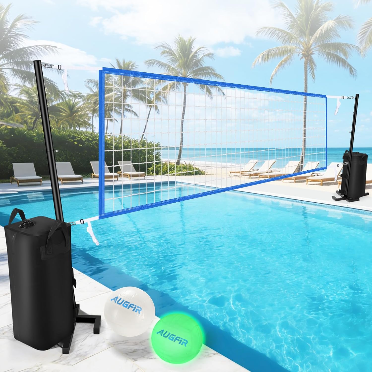 Heavy Duty Pool Volleyball Net - огляд і ціна Heavy Equipment Games