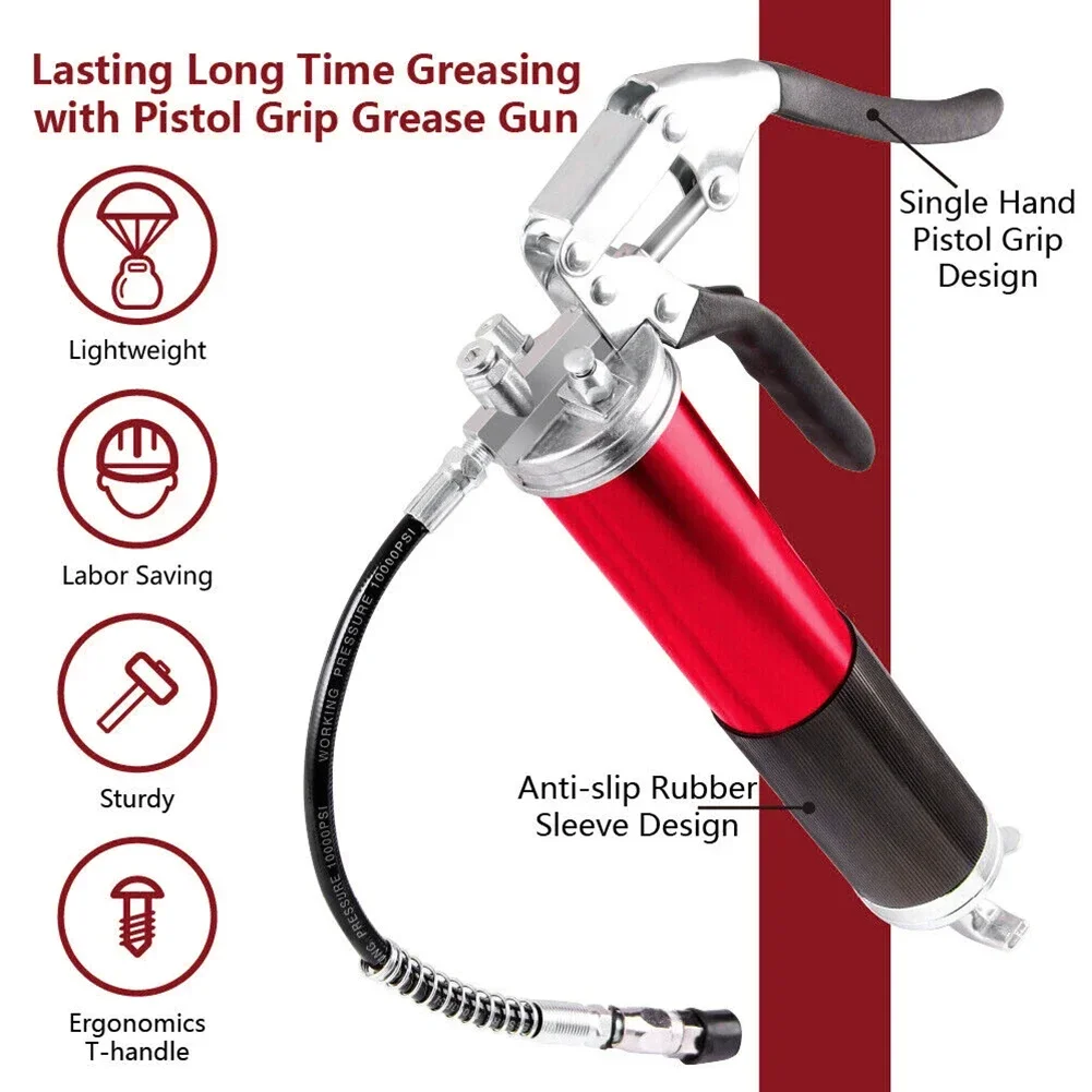 7000PSI Oil Grease Gun Kit Man - огляд і ціна Grease For Heavy Equipment