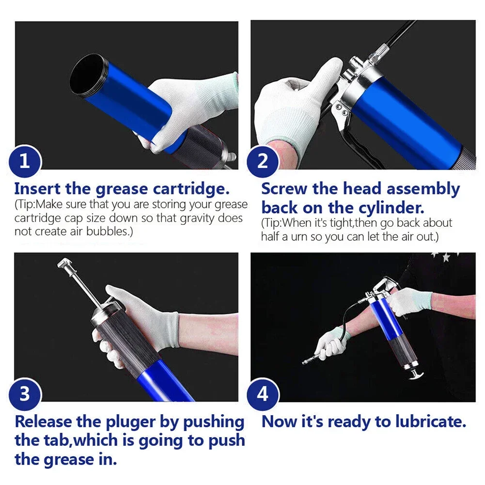 7000PSI Oil Grease Gun Kit Man - огляд і ціна Grease For Heavy Equipment