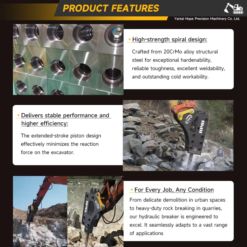 SB40 Backhoe Hydraulic Rock Br - огляд і ціна Mini Excavator