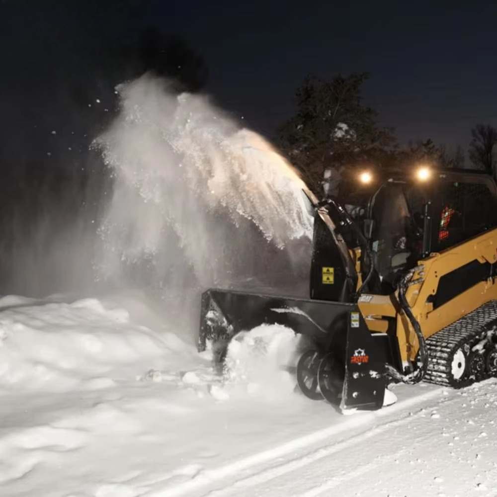 Skid Steer Loader Snow Blower - огляд і ціна Skid Steer Loader