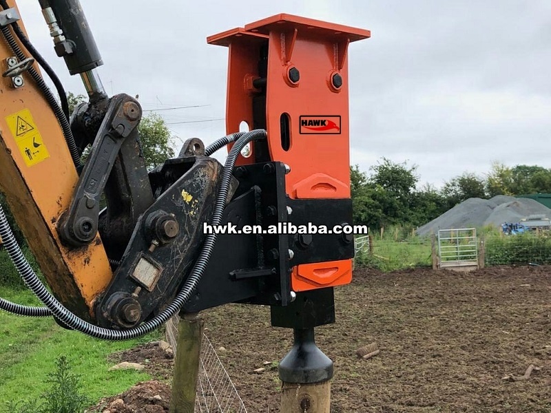 Excavator Hydraulic Fence Post - огляд і ціна Mini Excavator