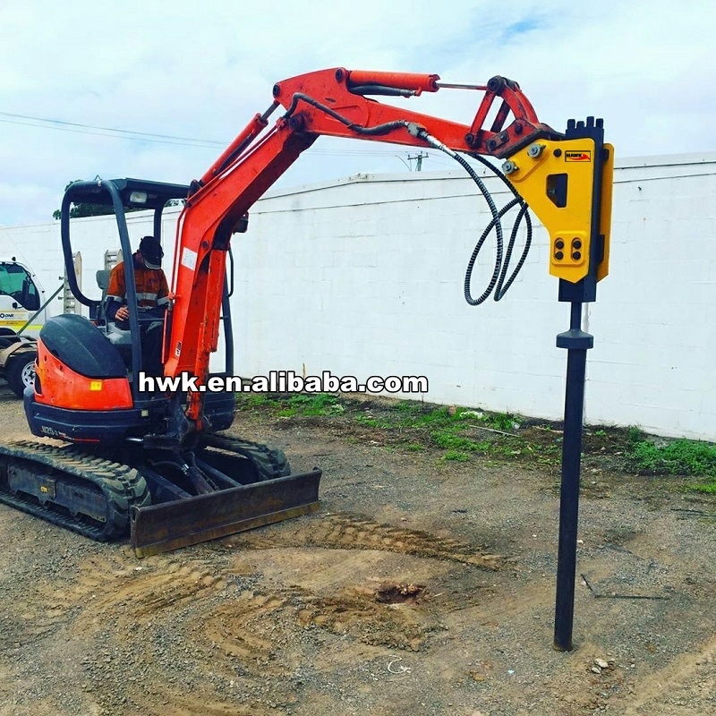 Excavator Hydraulic Fence Post - огляд і ціна Mini Excavator