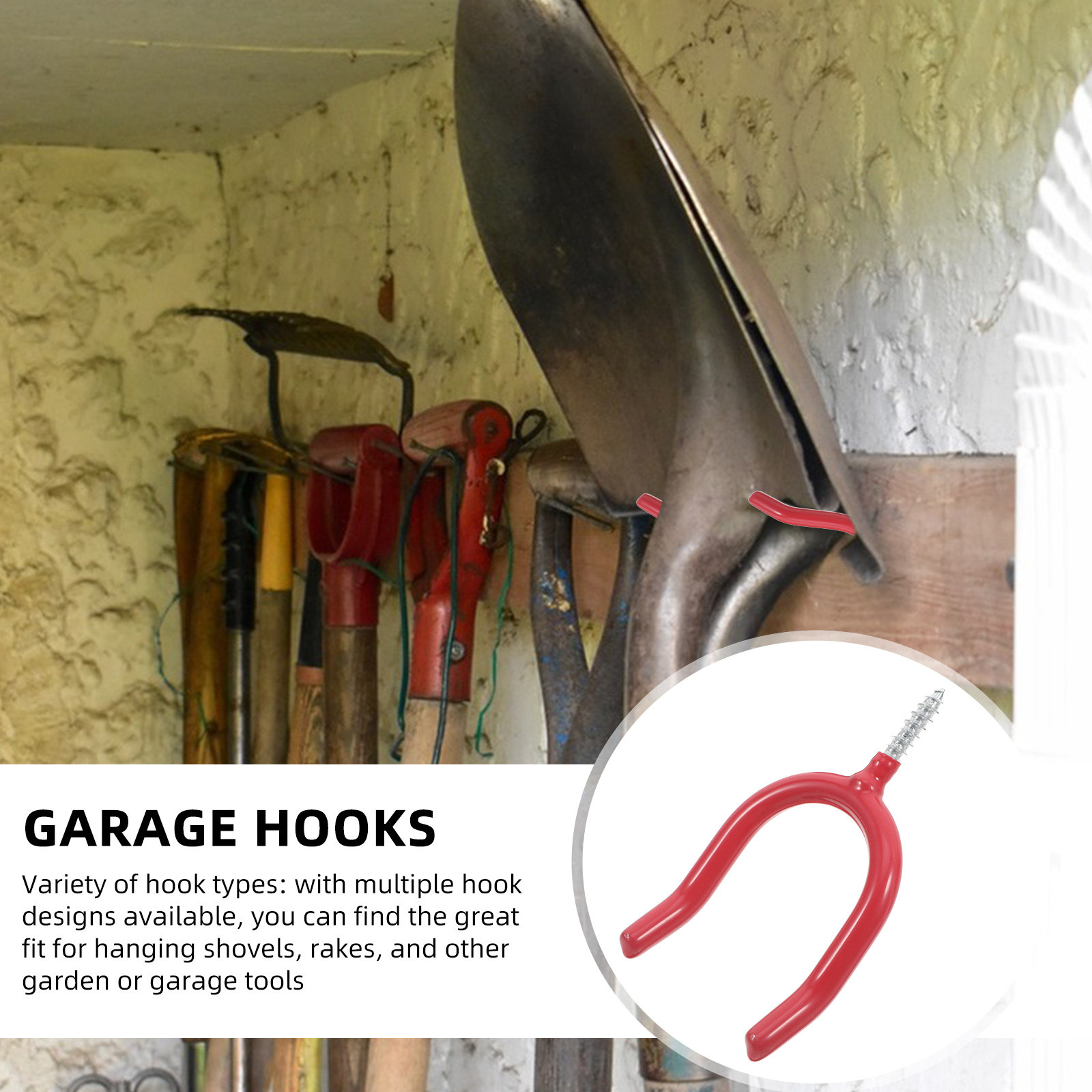 Screw in U Shaped Utility Hook - огляд і ціна Heavy Equipment Storage Yard