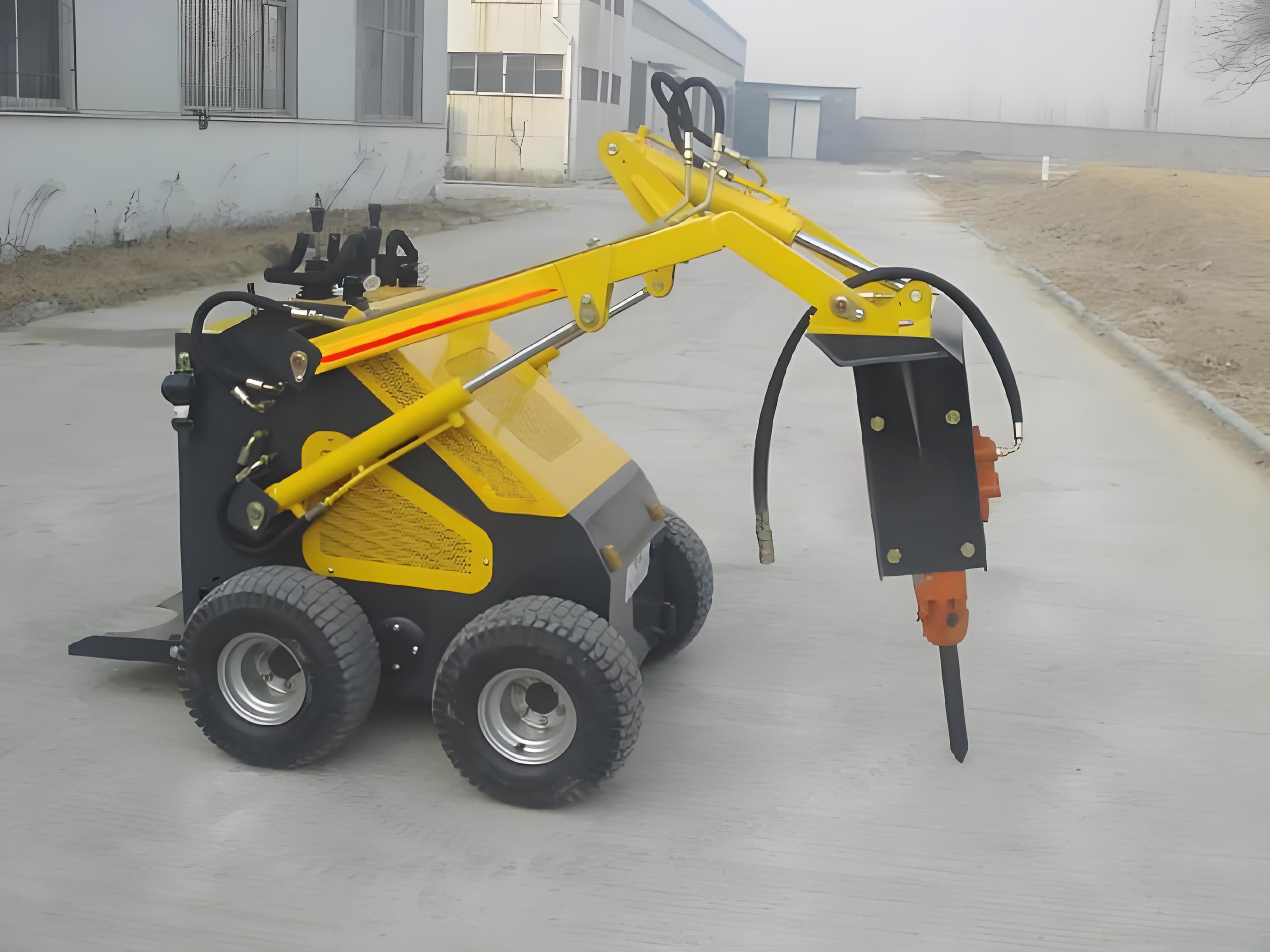 Compact Hydraulic Breaker With - огляд і ціна Skid Steer Loader